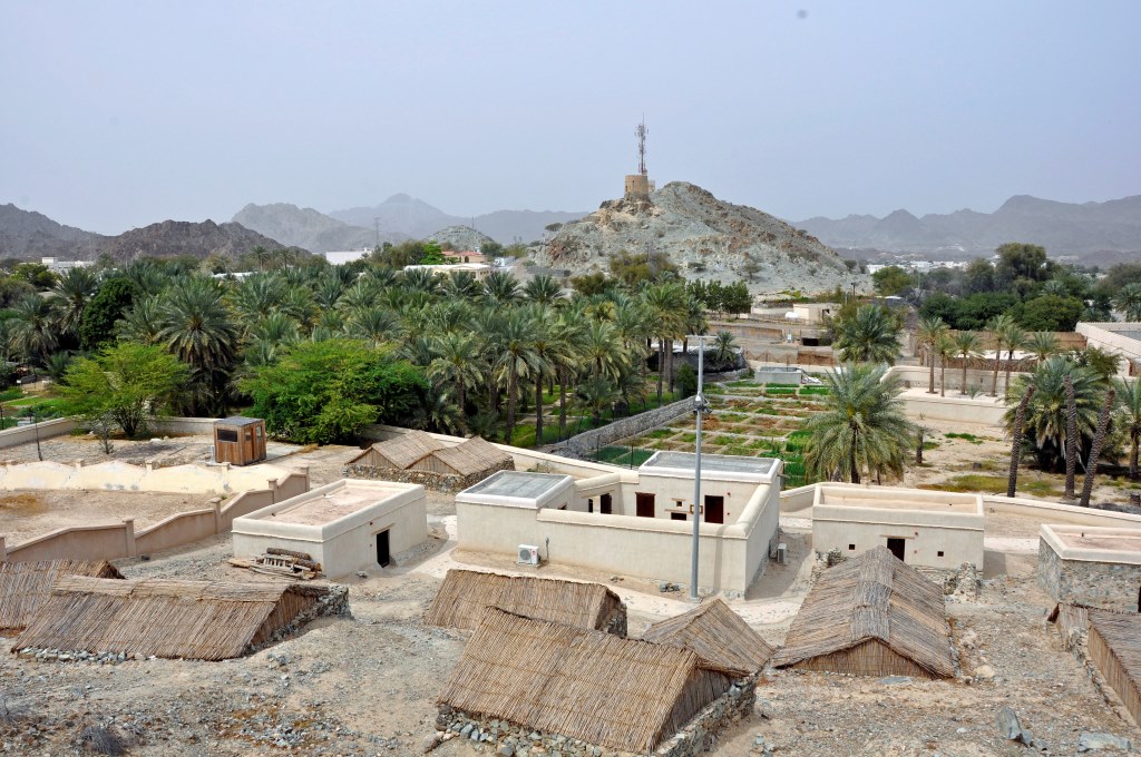 widok na wioskę z lokalnej wieży