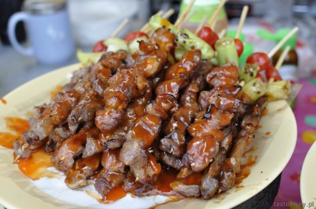 Chatuchak Market, Bangkok, uliczne jedzenie