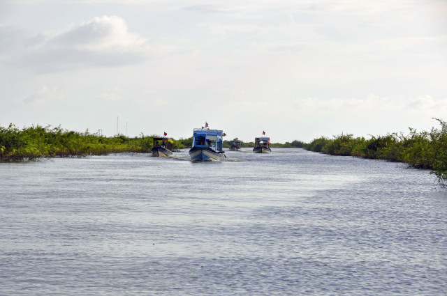 Kambodża, Siem reap, Tonle Sap, Kampong Pluk, pływające wioski