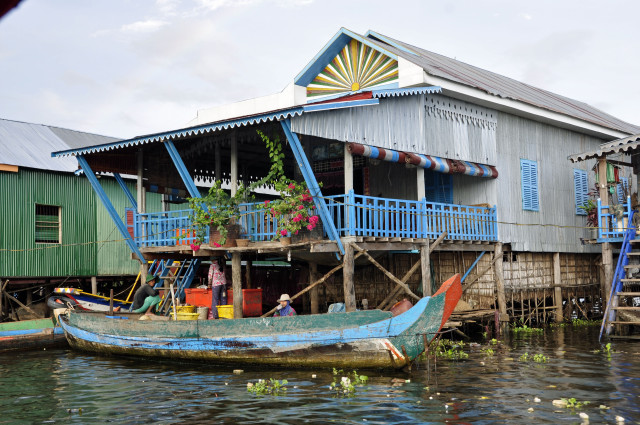 Kambodża, Siem reap, Tonle Sap, Kampong Pluk, pływające wioski