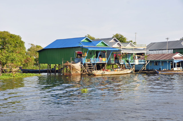 Kambodża, Siem reap, Tonle Sap, Kampong Pluk, pływające wioski