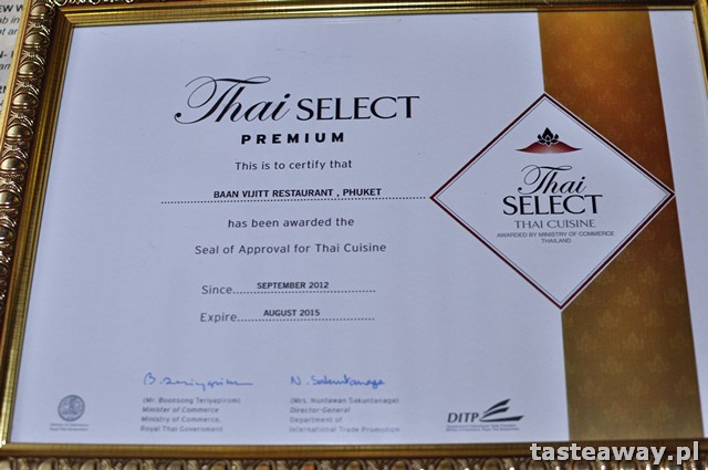 tajska kuchnia, Baan Vijitt, Vijitt Resort Phuket