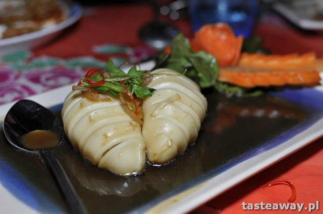 kalmary, kuchnia tajska, Baan Vijitt, Vijitt Resort, Phuket Style