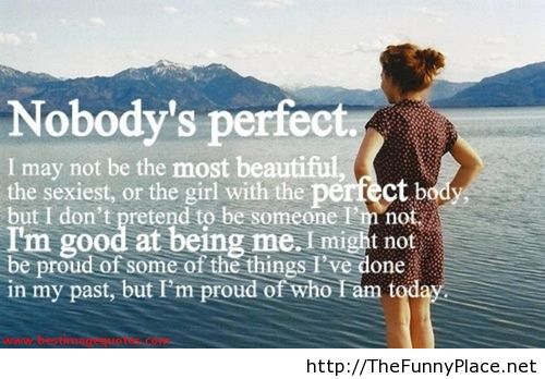 nobody is perfect