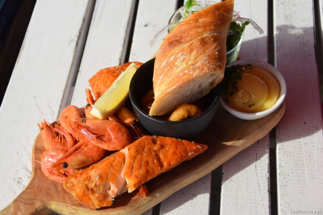 Szwecja, Olandia, kuchnia szwedzka, Farjestaden, Seasalt Kitchen, ryby, owoce morza