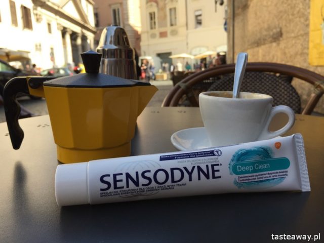 Rzym, najlepsze lody w Rzymie, Sensodyne, niewrażliwi