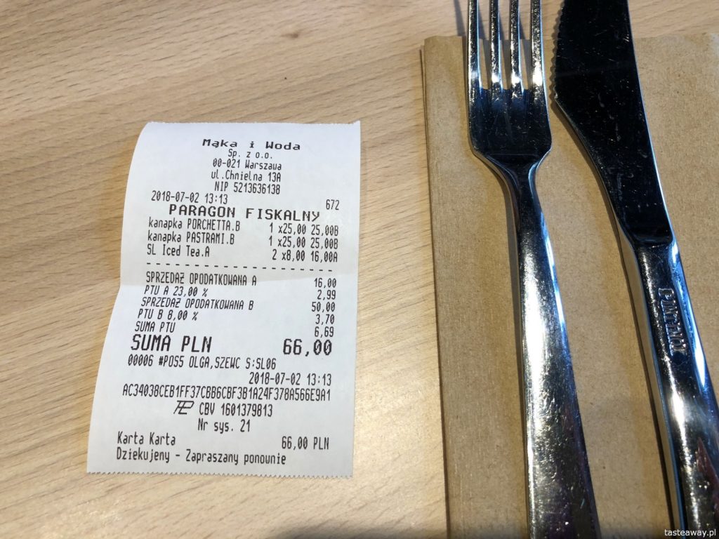 Supperlardo, rachunek