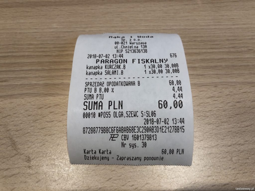 Supperlardo, rachunek