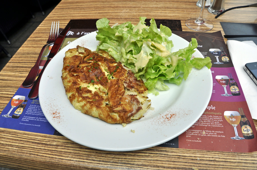 Omlette jambon