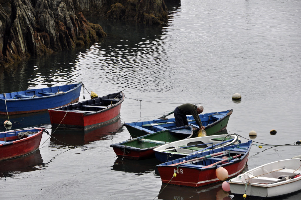 Fishermen’s boats in Cudillero