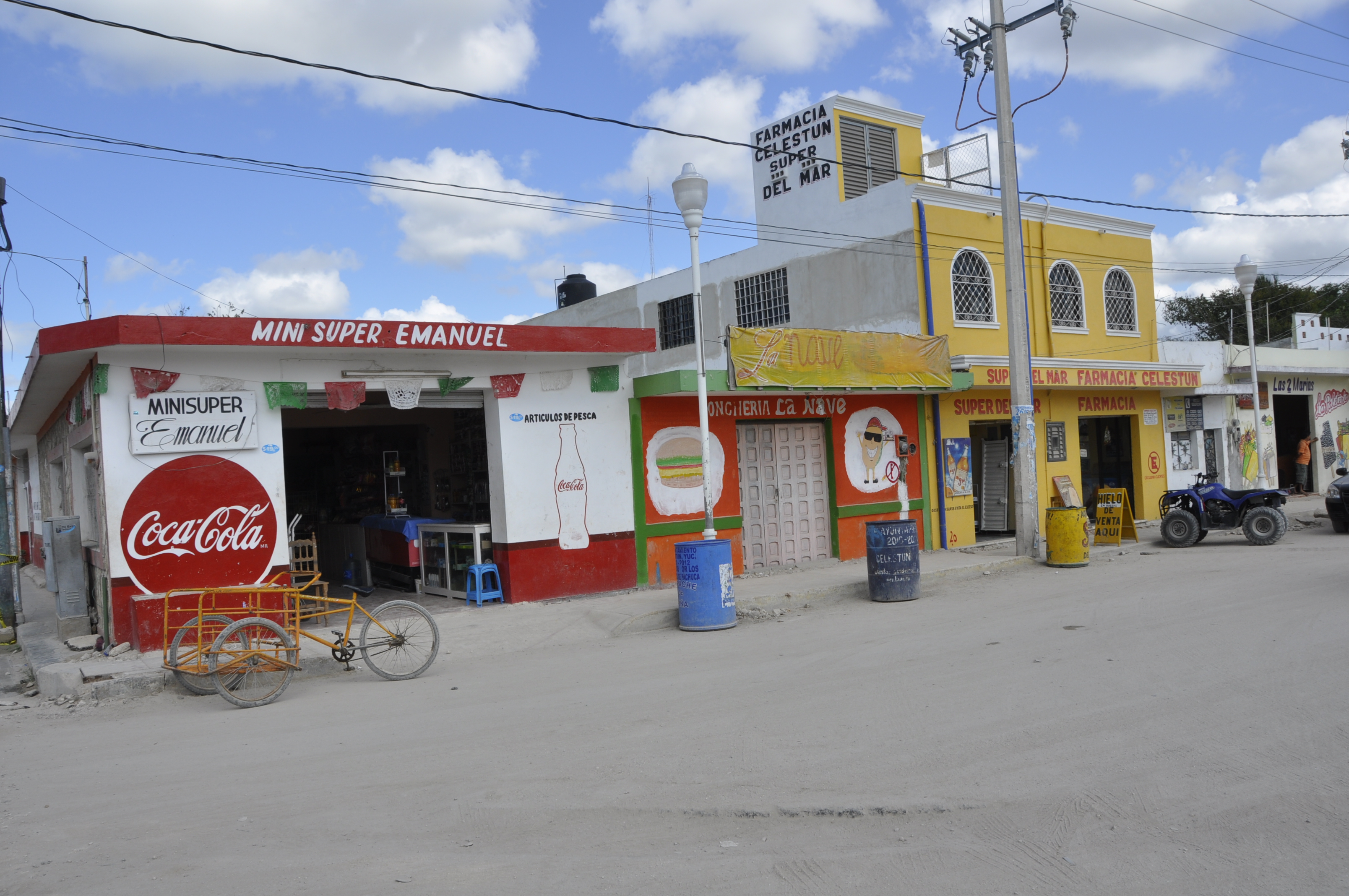 kolorowe Celestun na Półwyspie Jukatan