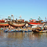 maroko, zabytki, port, Essaouira, owoce morza