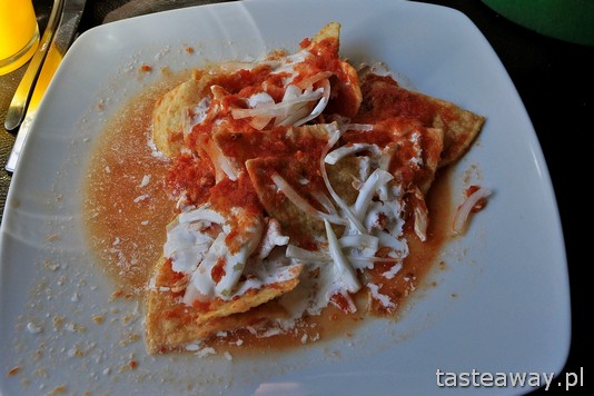 chilaquiles, śniadanie, kuchnia meksykańska, Jukatan