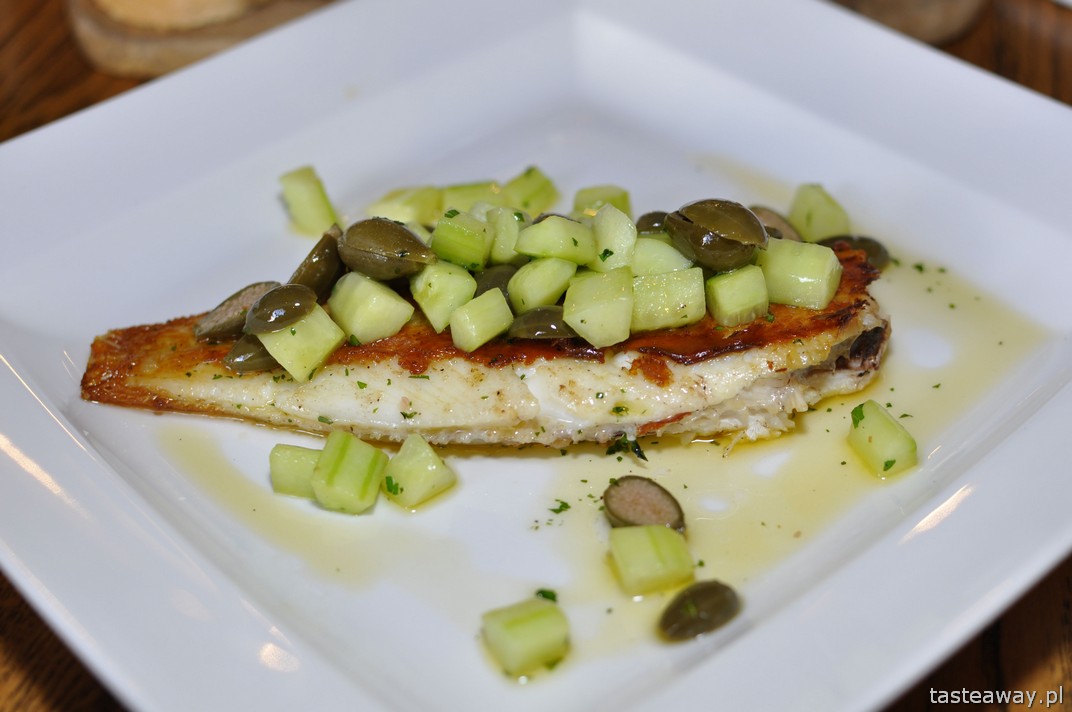 sola, ryba, The Feathers, Cotswolds, Wielka Brytania