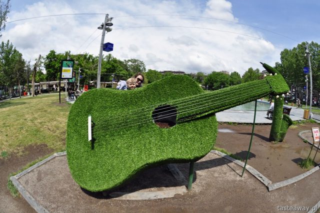 Yerevan, Armenia, artificial pond