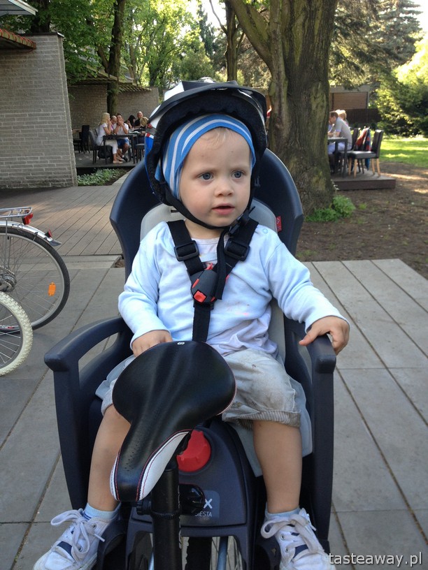 child on a bika, family on a bike