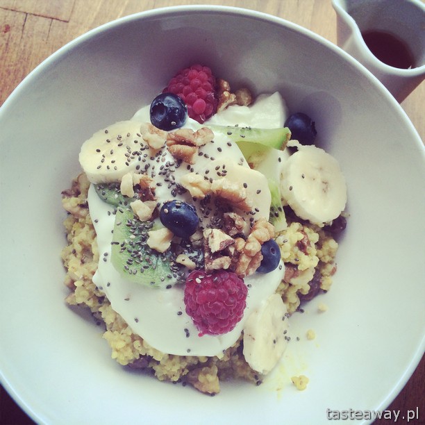 millet groats, Warsaw, Mokotów, Czuła Bula, breakfast out