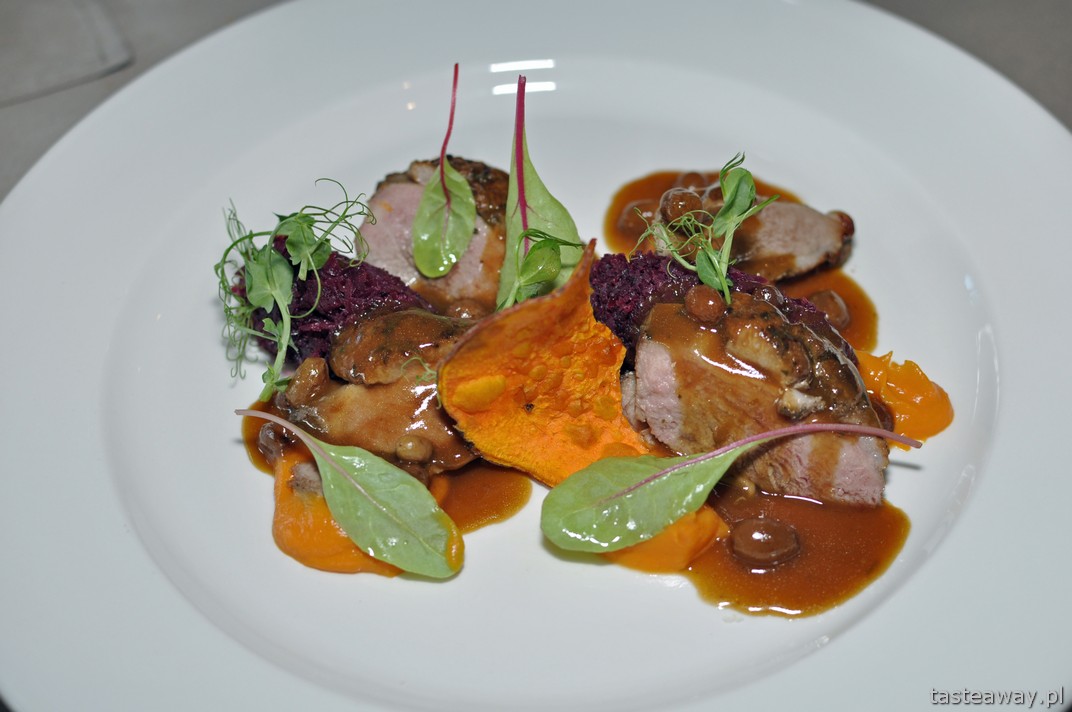 kaczka, bataty, Hotel SPA dr Irena Eris Krynica Zdrój, hotelowe restauracje, Szósty Zmysł