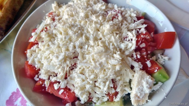 shopska salad, Balkans, Balkan cuisine, cheese