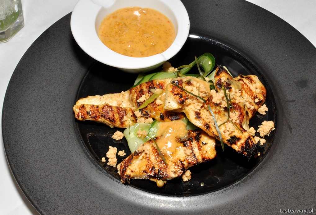 satay z kurczaka, In Azia, kuchnia tajska, Sheraton Warsaw, MArcin Sasin
