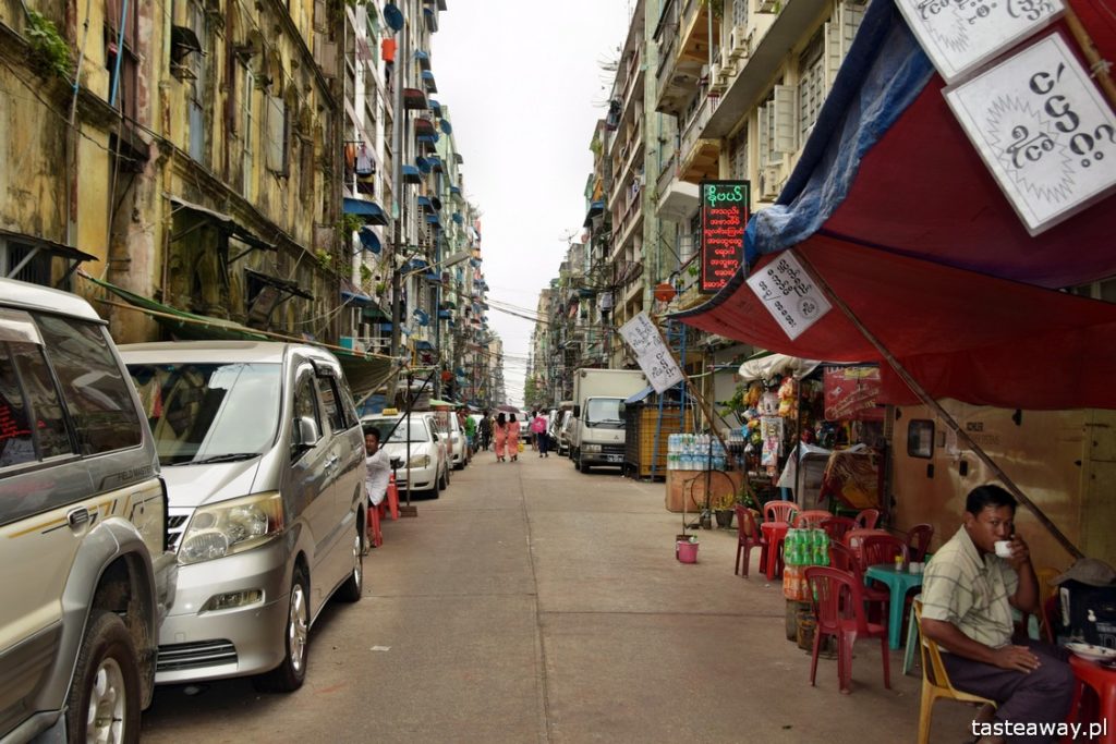 Birma, Myanmar, Rangun, Yangon, ulice Rangun