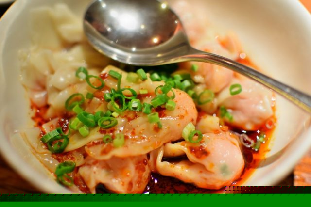 wontons with black vinegar and chilli oil, Singapore, Din Tai Fung, Singapore, Raffles City