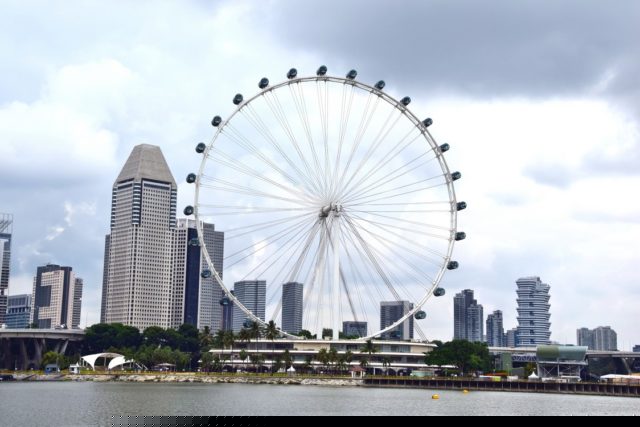Singapore, Singapore Flyer, Marina Bay Sands, Gardens by The Bay
