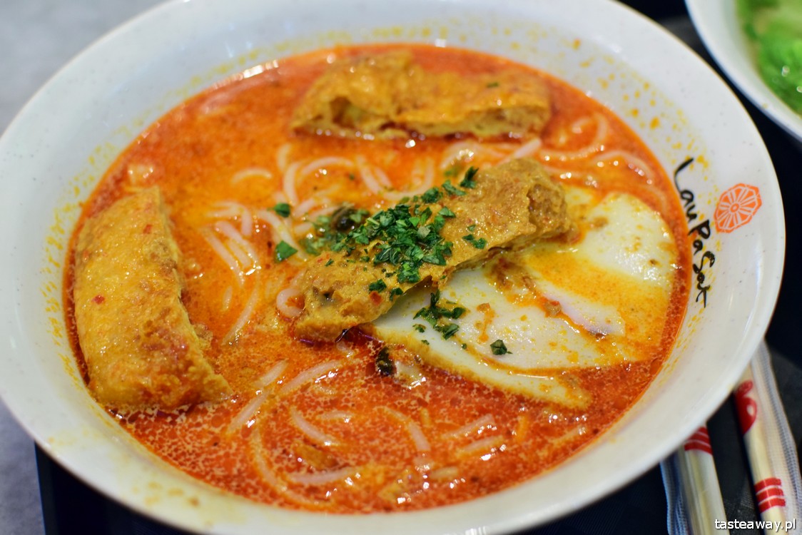 laksa, Lau Pa Sat, Singapur, gdzie jeść w Singapurze, food court, Chinatown