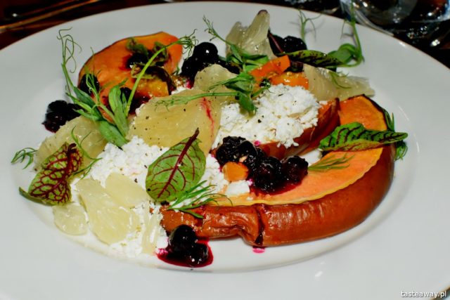 Mała Polana Smaków, Andrzej Polan, Polish cuisine, Warsaw, goats' cheese, pumpkin, beetroot