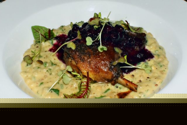 Mała Polana Smaków, Andrzej Polan, Warsaw, Polish cuisine, duck, pearl barley risotto