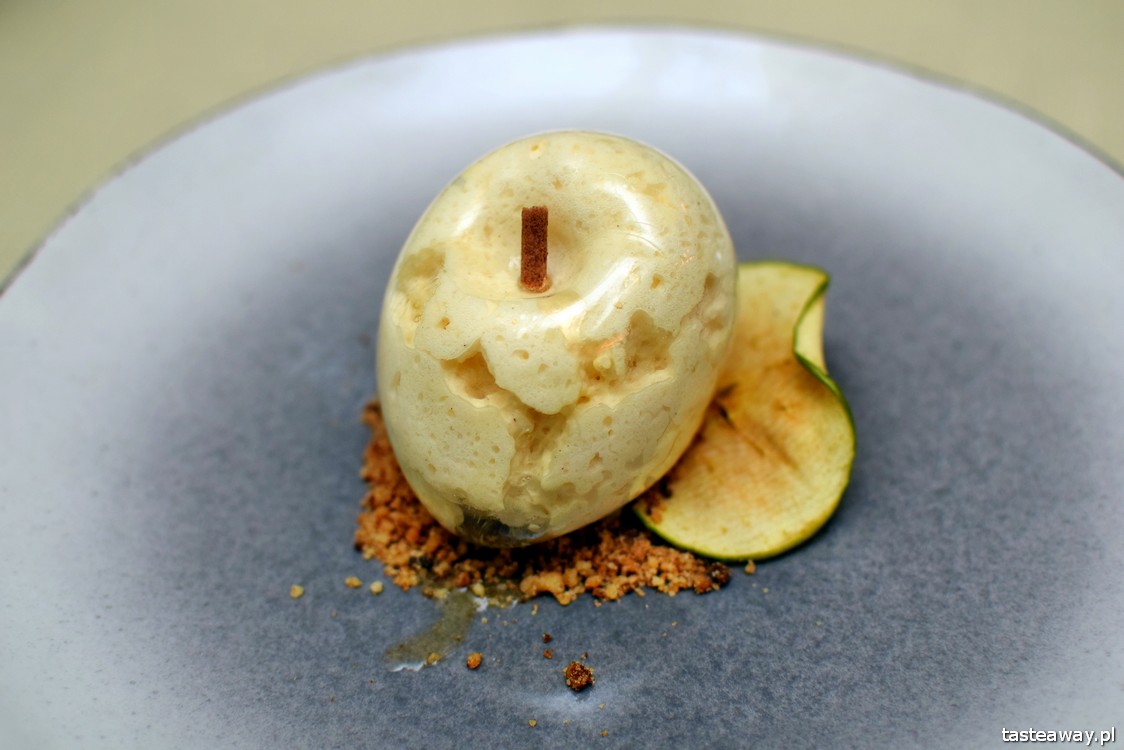 Salto, Martin Gimenez Castro, najlepsze restauracje w Warszawie, dekonstrukcja szarlotki, desery