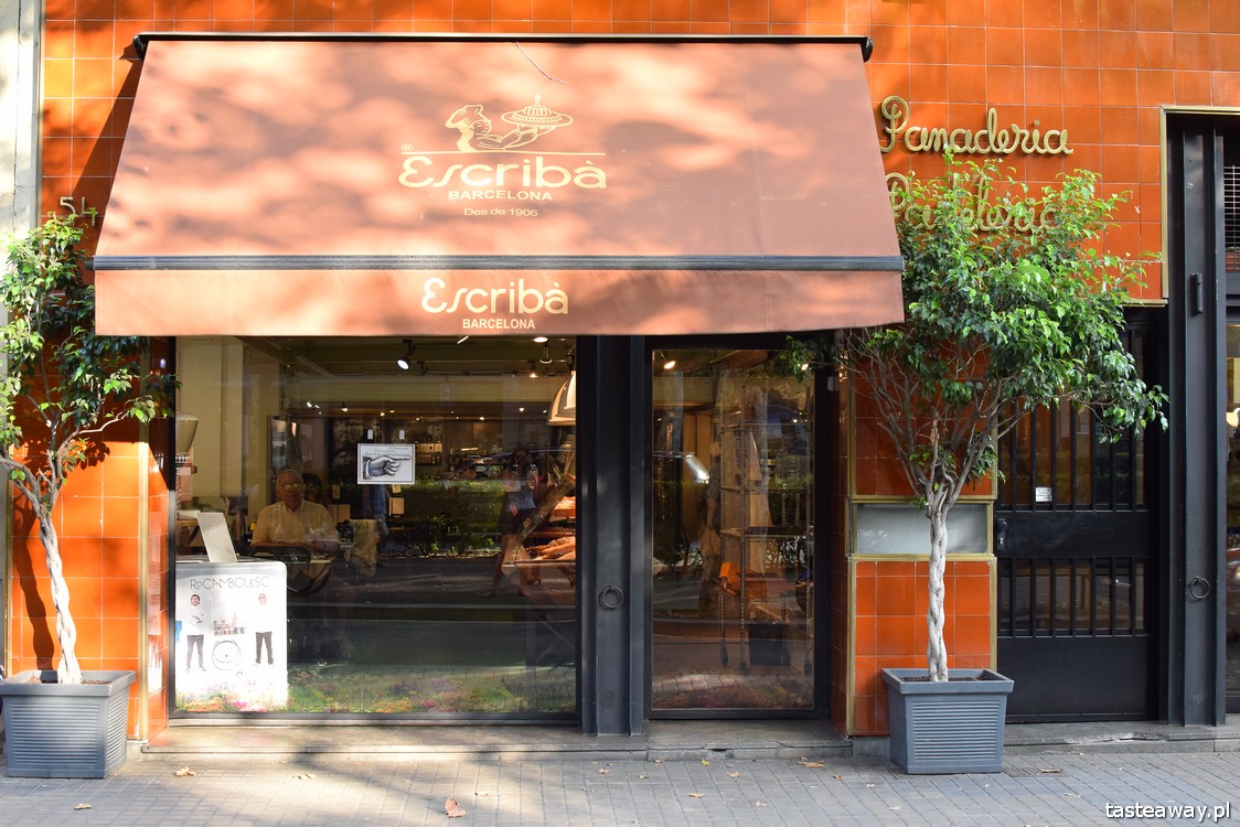najlepsze cukiernie w Barcelonie, cukiernie Barcelona, gdzie na ciastko w Barcelonie, najstarsze cukiernie Barcelony, Escriba