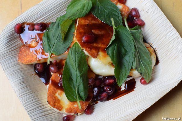  halloumi salad, Beirut hummus & music bar, Warszawa, Poznańska, where to go for hummus, middle east cuisine