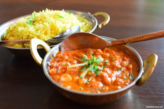 veg, chana masala, Indian cuisine, Indian restaurants, Warsaw, Mr India