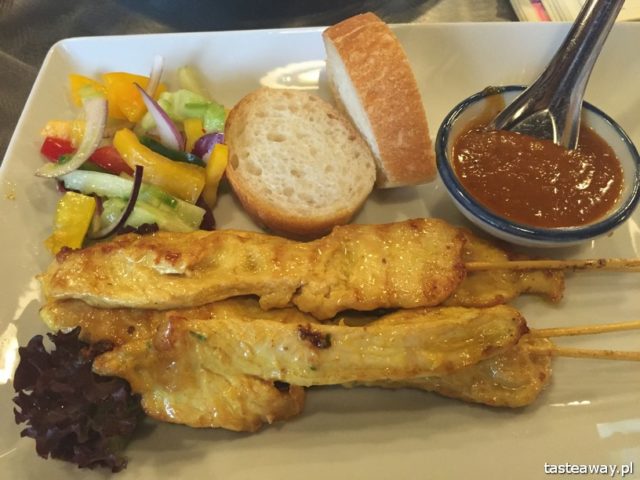 chicken satay, Thaisty, Thai cuisine, where to go for Thai food, Warsaw