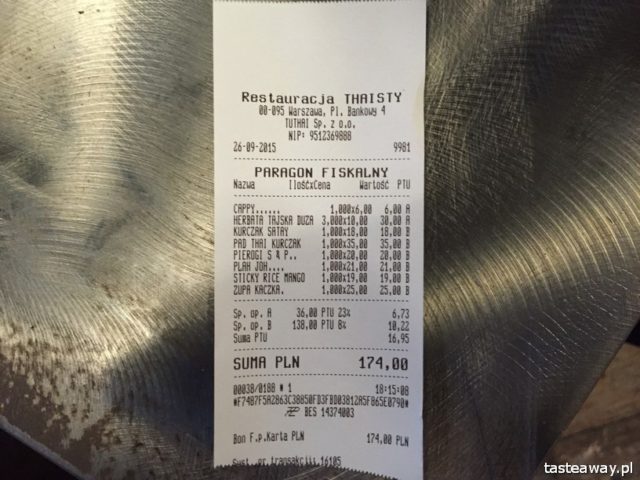 Thaisty, Thai cuisine, where to go for Thai food, Warsaw,