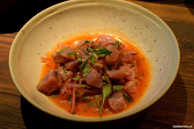 Ceviche Bar, ceviche, Warsaw, Peruvian cuisine, Argentinean cuisine, Martin Gimenez Castro, tuńczyk, ceviche z tuńczyka