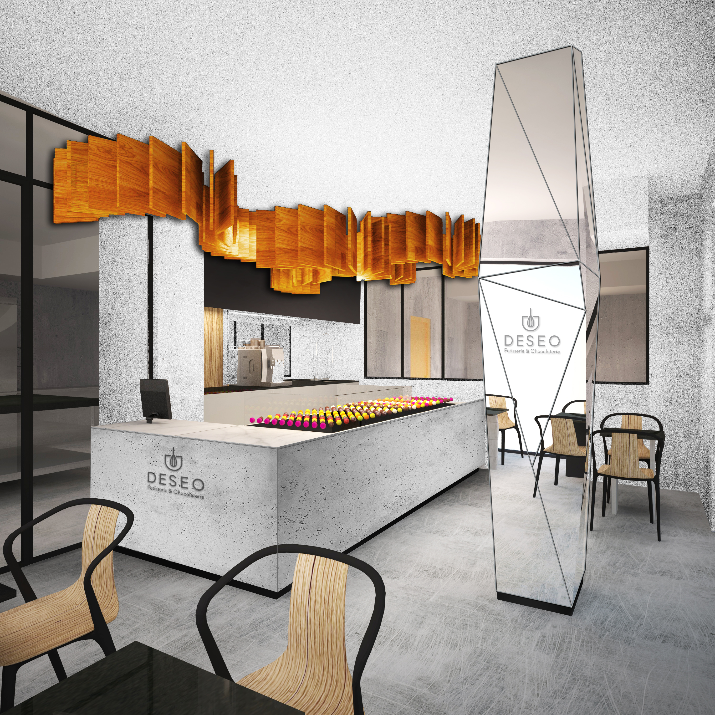 deseo, Deseo Patisserie & Chocolaterie, Piotr Chylarecki, luksusowe cukiernie w Warszawie, najlepsze cukiernie w Warszawie, Pastry Chef, Chylarecki przy pracy, torty