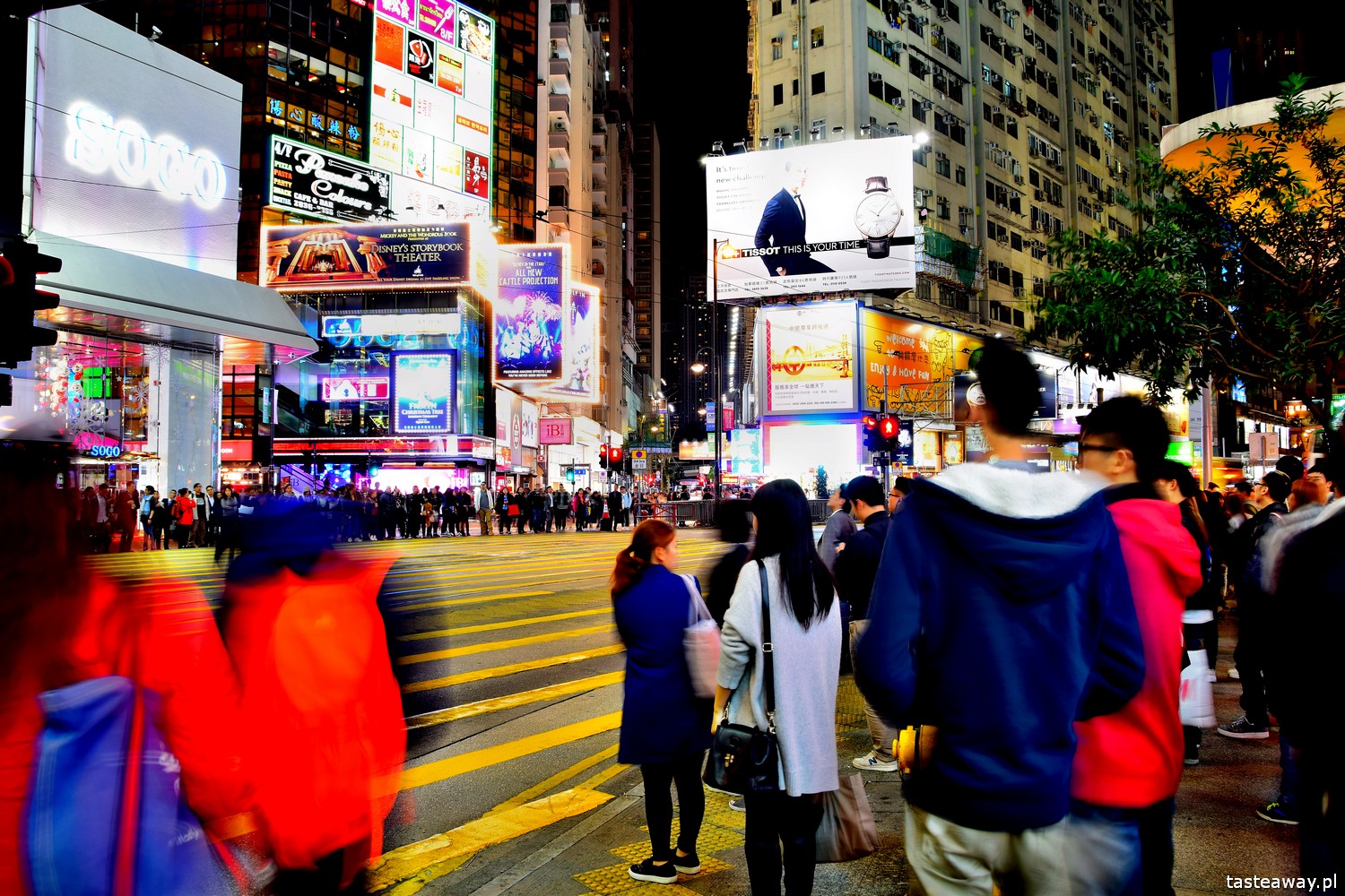 Hongkong, Hongkong nocą, Hongkong by night, zdjęcia z Hongkongu