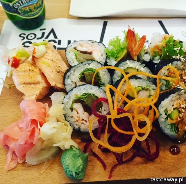 sushi, sushi in Warsaw, sushi Saska Kępa, Soja Sushi, lunch, where to go for sushi