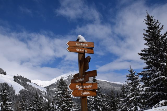 Saalbach, Leogang, Hinterglemm, Lindlingalm, Austria, Zima