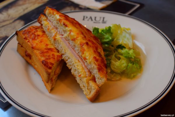 PAUL, kuchnia francuska, piekarnia francuska, Croque Monsieur, śniadanie w PAUL