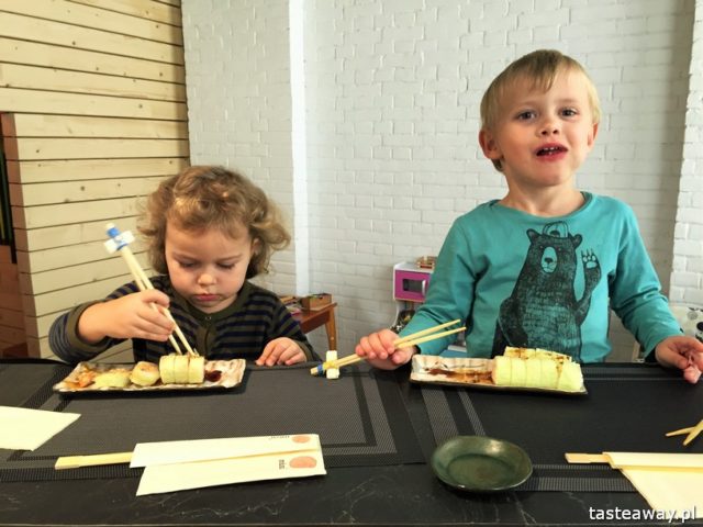 Mizu Sushi, sushi z dzieckiem, sushi przyjazne dzieciom, gdzie na sushi, Warszawa, Żoliborz