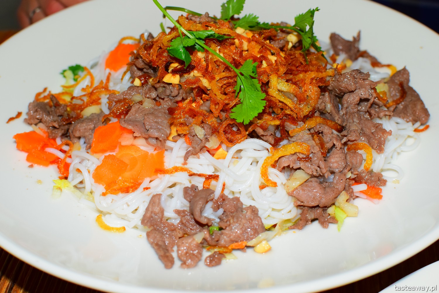 kuchnia wietnamska, Wi-Taj, Warszawa, gdzie na wietnamskie, bun bo nam bo, wołowina, wietnamskie sałatki