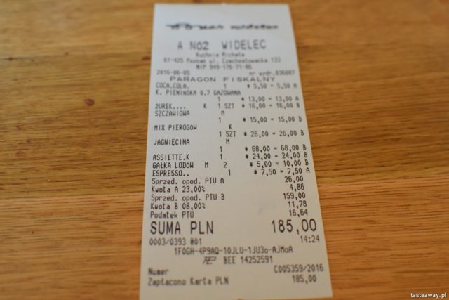 Poznań, A nóż widelec, Michał Kuter, kuchnia polska, tradycyjna kuchnia polska, najlepsza kuchnia polska