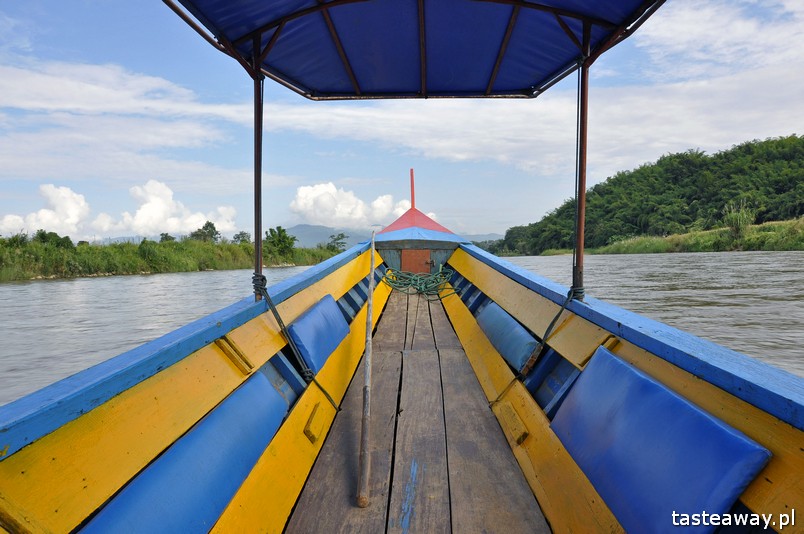 Tajlandia, co zobaczyć w Tajlandii, Chiang Rai, pólnoc Tajlandii, co zobaczyć na północy Tajlandii, longboat, rzeka Kok