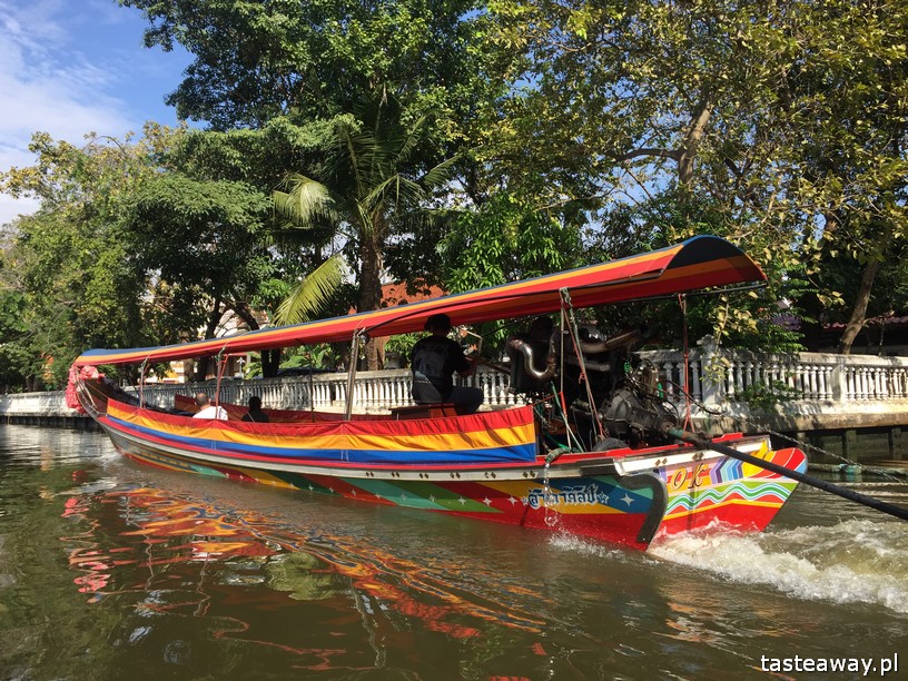 rejs lonboatem, longboatem po Bangkoku, kanały Bangkoku, kanały Thonburi, khlong, łódką po Bangkoku