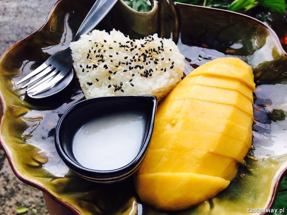 co jeść w Tajlandii, czego spróbować w Tajlandii, kuchnia tajskie, mango, mango sticky rice