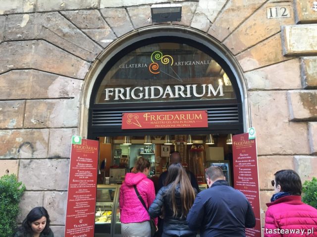 Rzym, lodziarnie w Rzymie, gdzie na lody w Rzymie, gdzie na kawę w Rzymie, najlepsze lody w Rzymie, najlepsza kawa w Rzymie, Sensodyne, Frigidarium