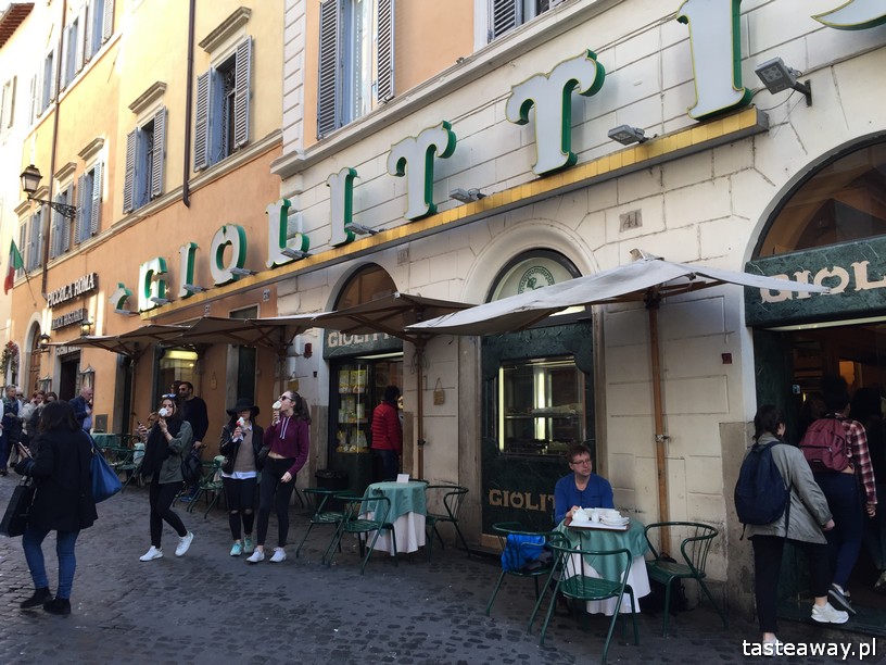 Rzym, lodziarnie w Rzymie, gdzie na lody w Rzymie, gdzie na kawę w Rzymie, najlepsze lody w Rzymie, najlepsza kawa w Rzymie, GIOLITTI